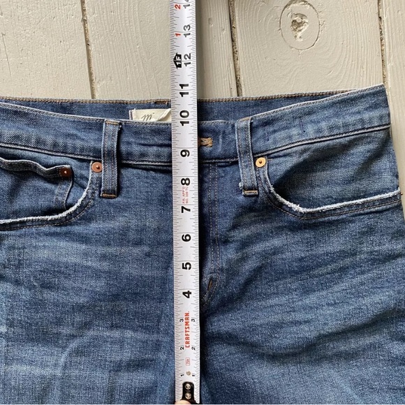 Madewell Tomboy Straight Jeans in Callan Wash Ankle Mid Rise Stretch - Picture 16 of 16